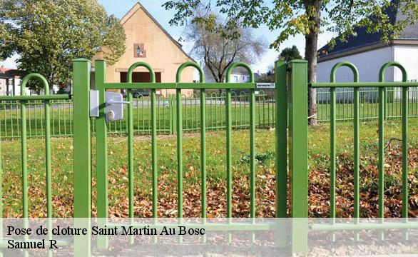 Pose de cloture  saint-martin-au-bosc-76340 Samuel R